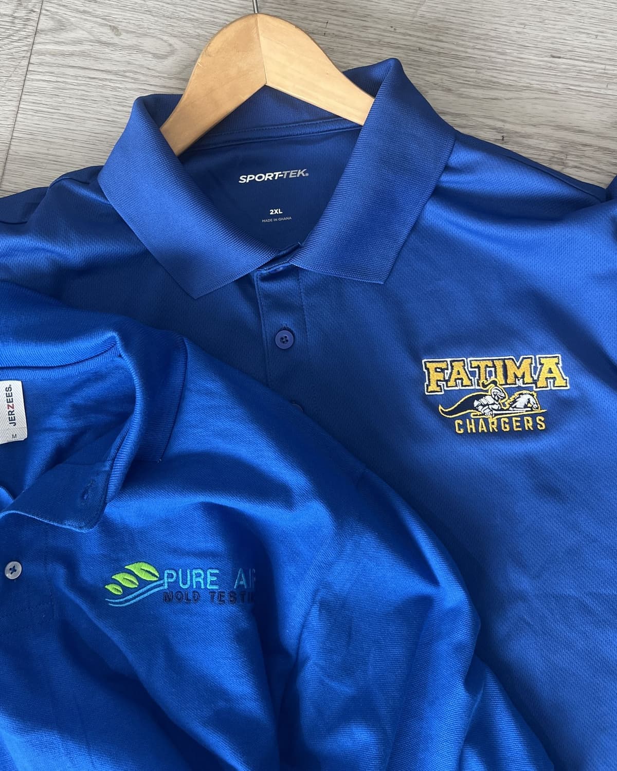 Embroidery services at French Press Custom in Santa Fe Springs CA