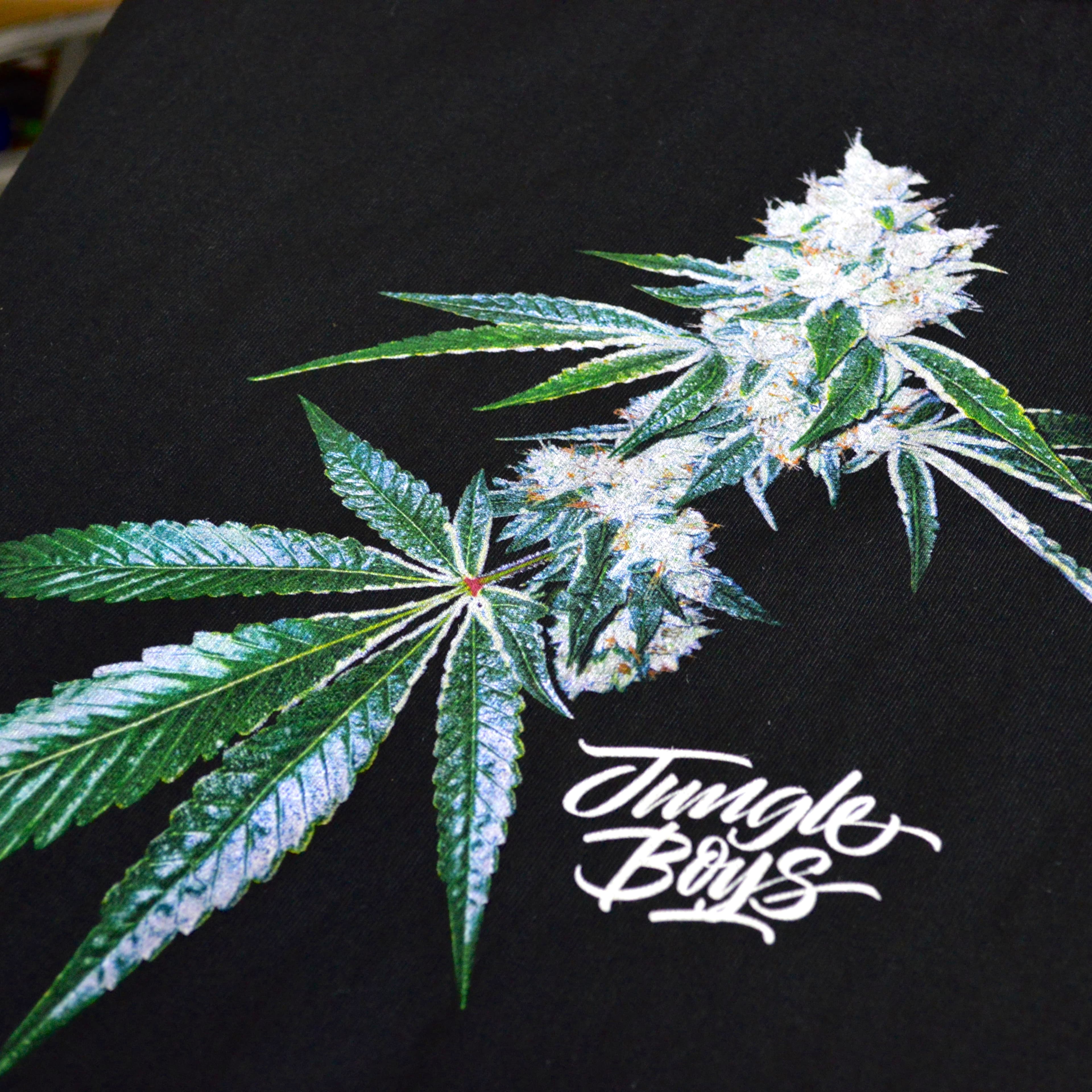 Screen printing production at French Press Custom