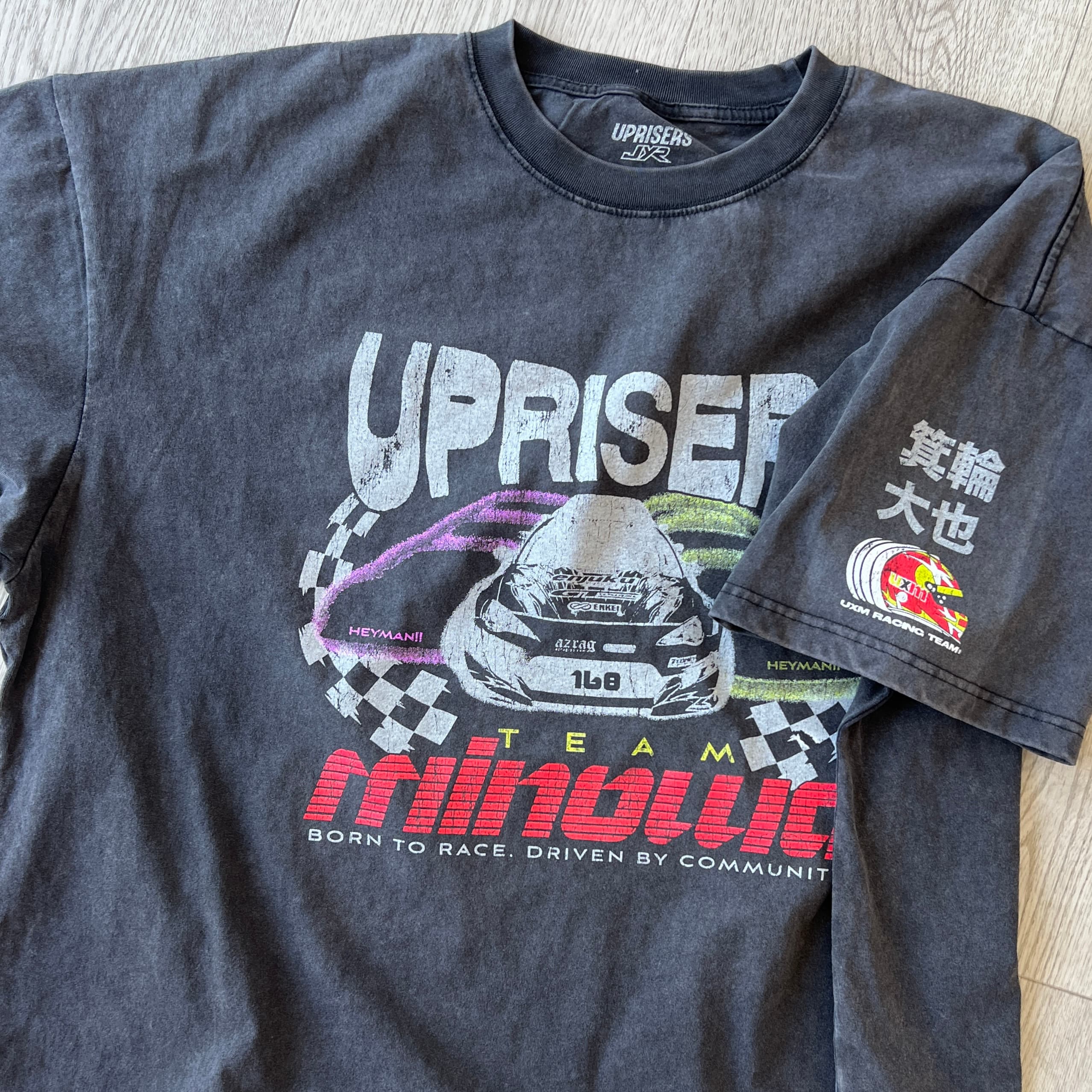 Screen printing production at French Press Custom